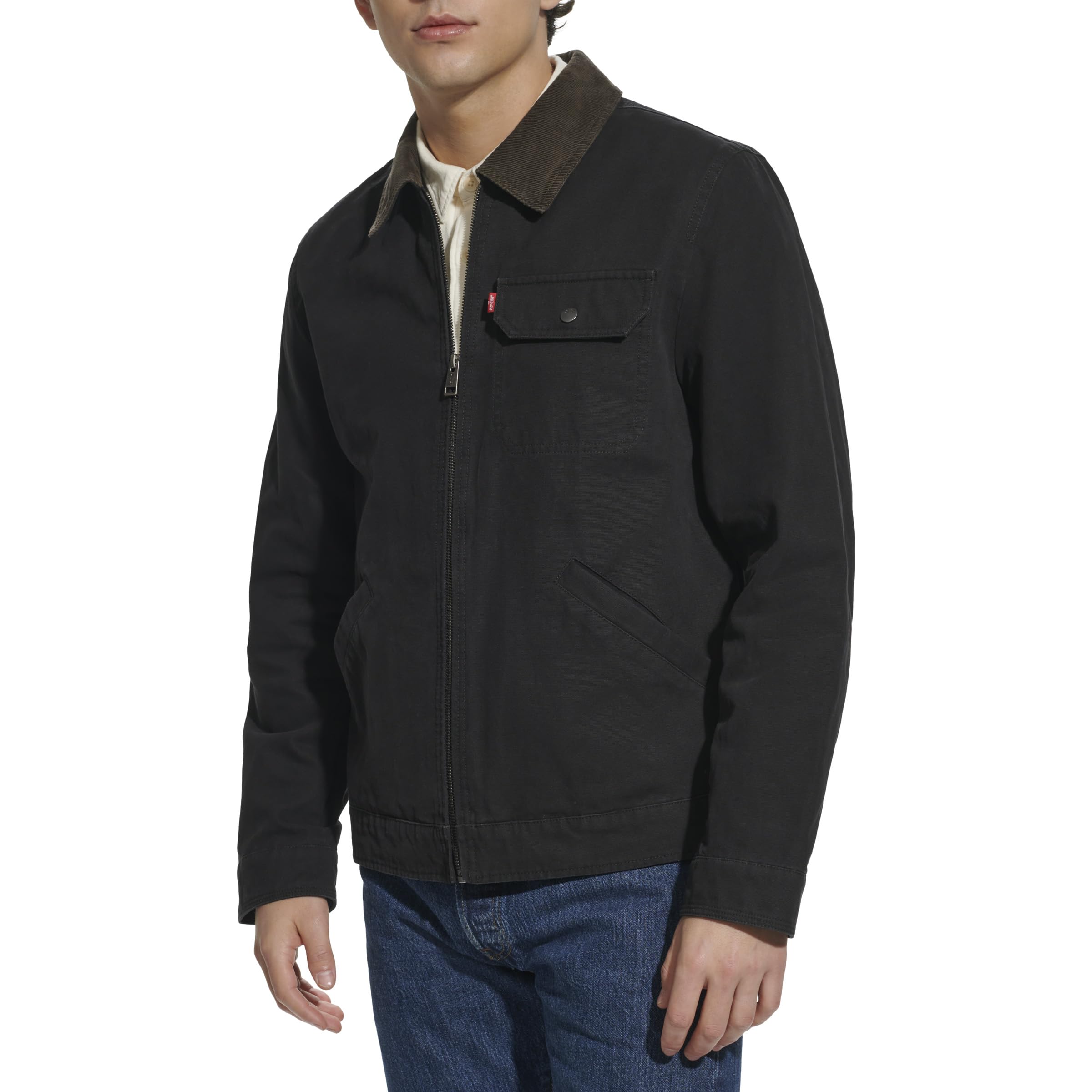 Levi's Herren Workwear Depot Jacke aus Baumwoll-leinen-kordsamt Baumwolljacke