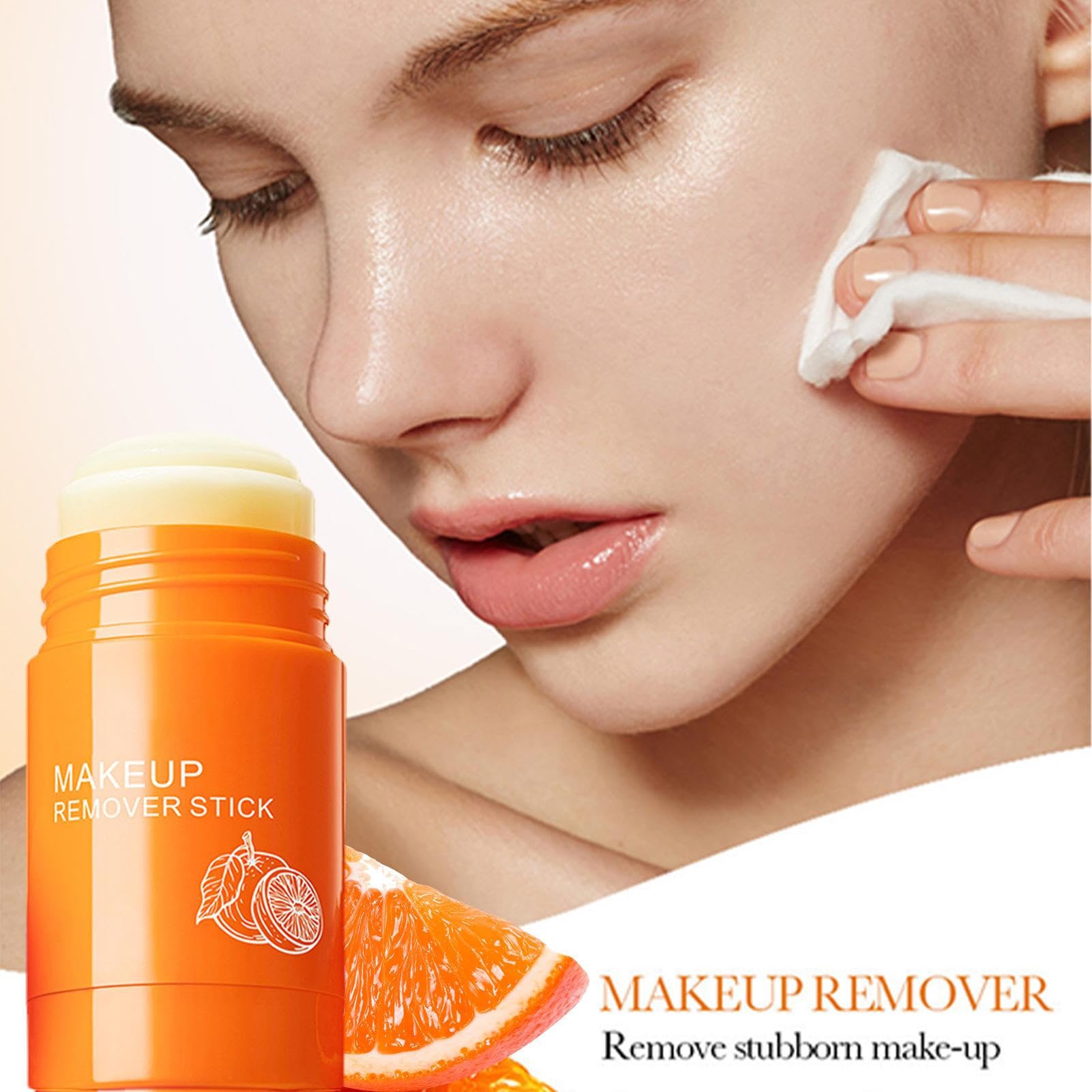 Bâton démaquillant - 30 g - Baume démaquillant aux agrumes non irritant - Démaquillant efficace pour les yeux - Démaquillant naturel pour les peaux sensibles - Soin naturel de la peau Anulely