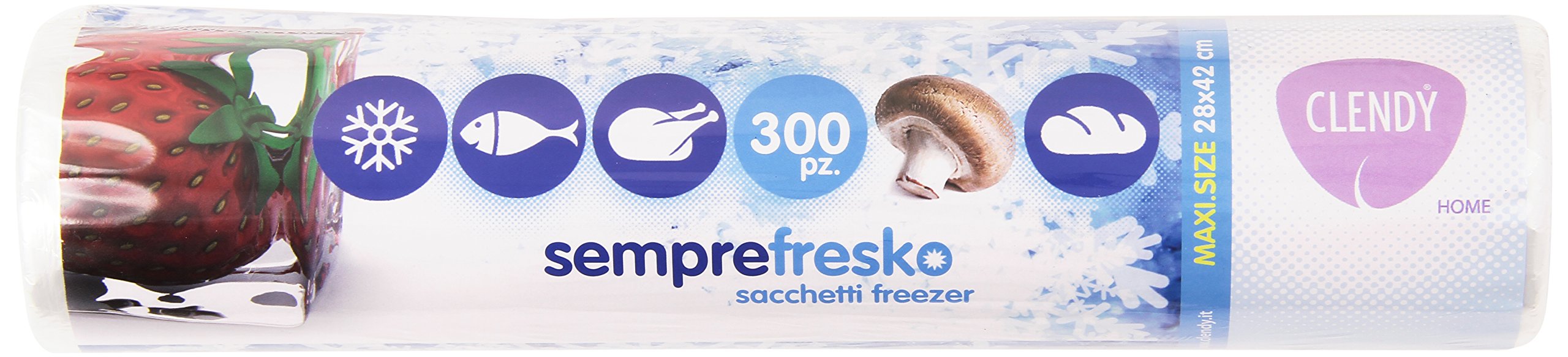 Semprefresco, Sacchetti Freezer Maxi 28X42 Cm, 6 confezioni da 300 pezzi