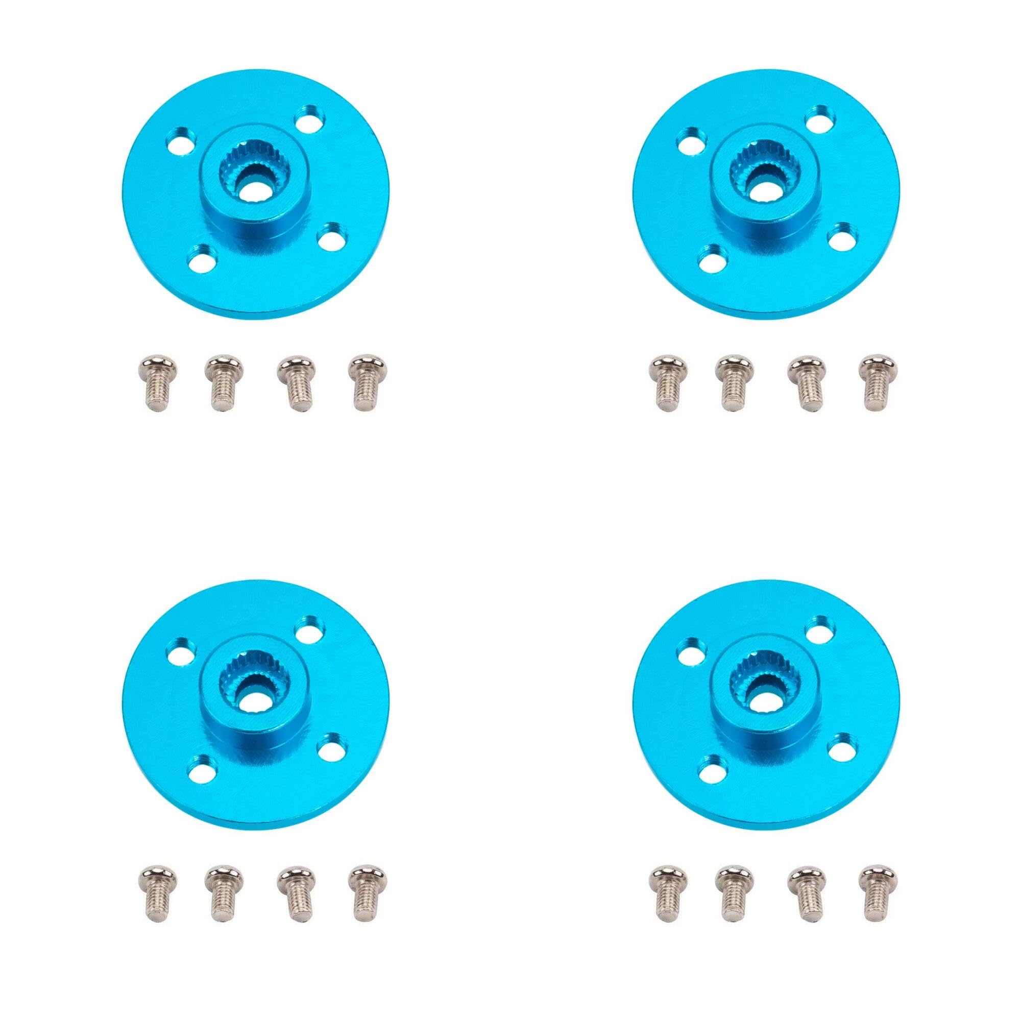 (4 Pcs) Pro3D Aluminum Servo Horn 25T Round Type Disc for MG995 MG996