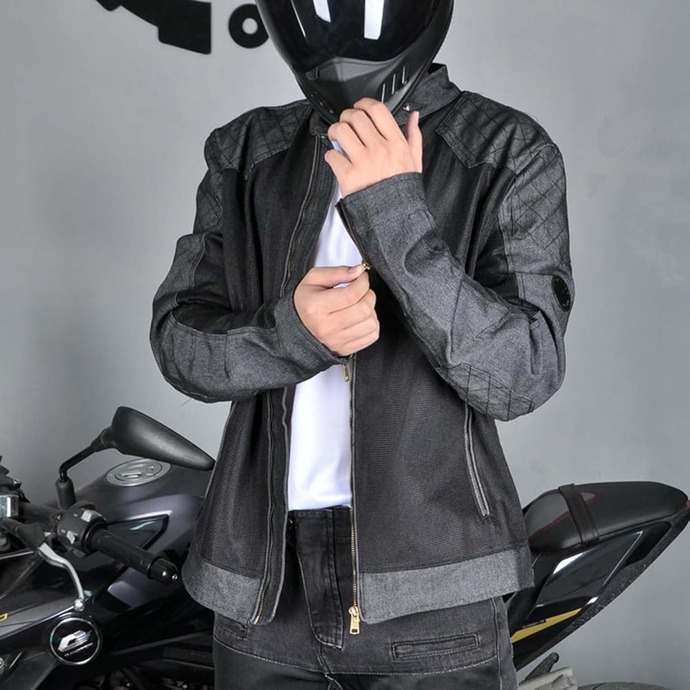 Amazon.com: Mesh Breathable Motorcycle Riding Jacket