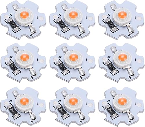 Miniatura 7 de Hyuduo 25 cuentas de lámpara LED, 200 lúmenes, 3 W, 5 V, chip LED de alta potencia, lámpara LED SMD para accesorios de iluminación de bricolaje (luz