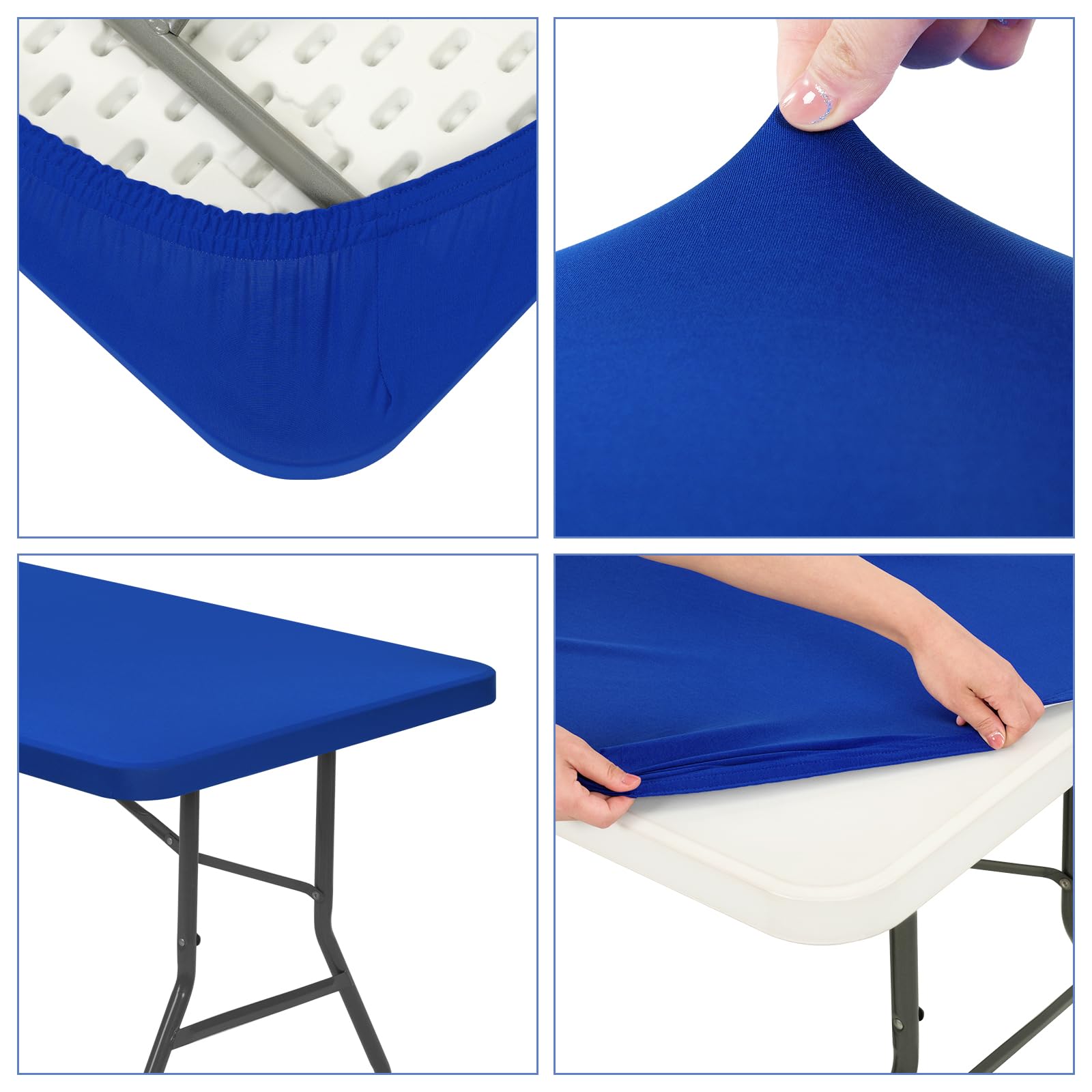 Générique Table Cloth, Square Tablecloth, Stretch Fabric Washable