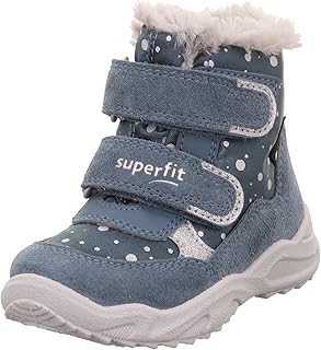 Superfit Glacier Girls' Warm Lined Gore-Tex Boots, Blue/Light Grey 8030, Blue Light Grey 8030