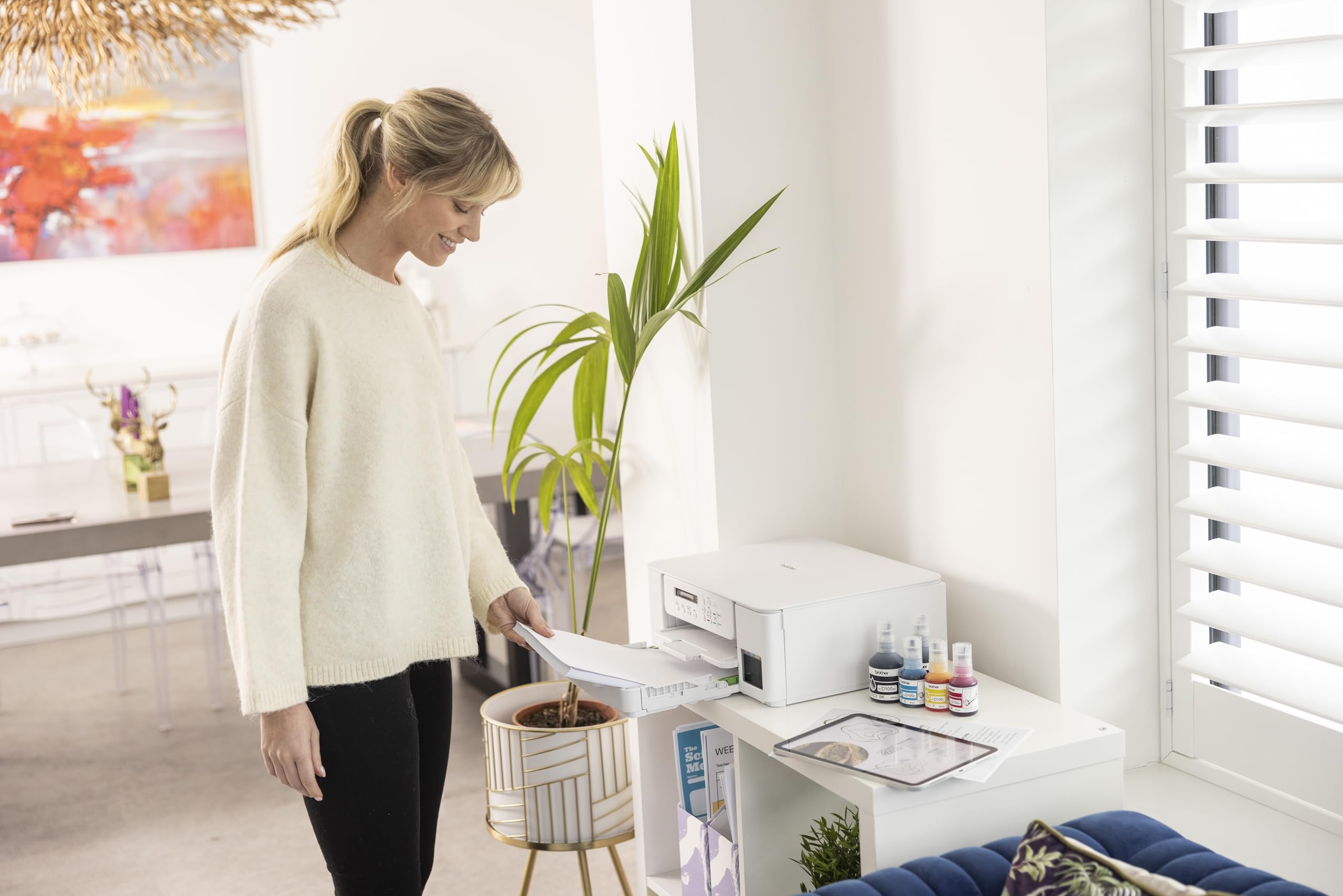 Brother tankbenefit DCP-T583DW nachfüllbarer 3-in-1 Tintentankdrucker | USB & WLAN | Exklusiv bei Amazon