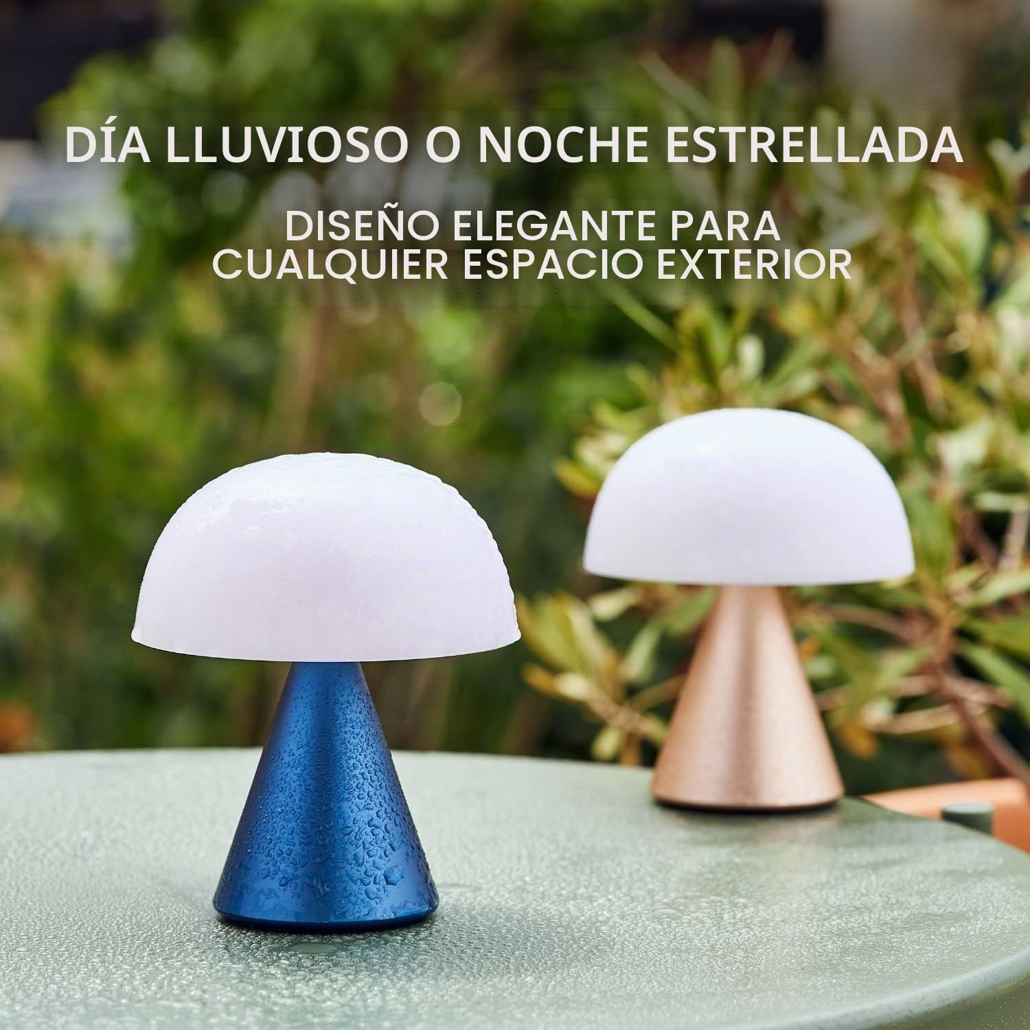 Lexon - Lámpara LED portátil mediana recargable MINA M (rojo fundido)