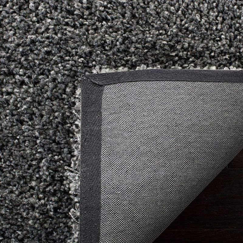 Image of Shaggy Area Rug - Extra Plush Luxury Carpet, Super Soft & Cozy Feel| Perfect for Living Room, Bedroom, and Stylish Home Decor- Dark Grey (7 x 10 ft)