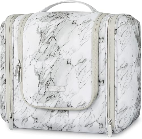 Bolsa de aseo colgante organizador BAGSMART con gancho para colgar bolsa de maquillaje cosmética resistente al agua organizador de viaje para champú