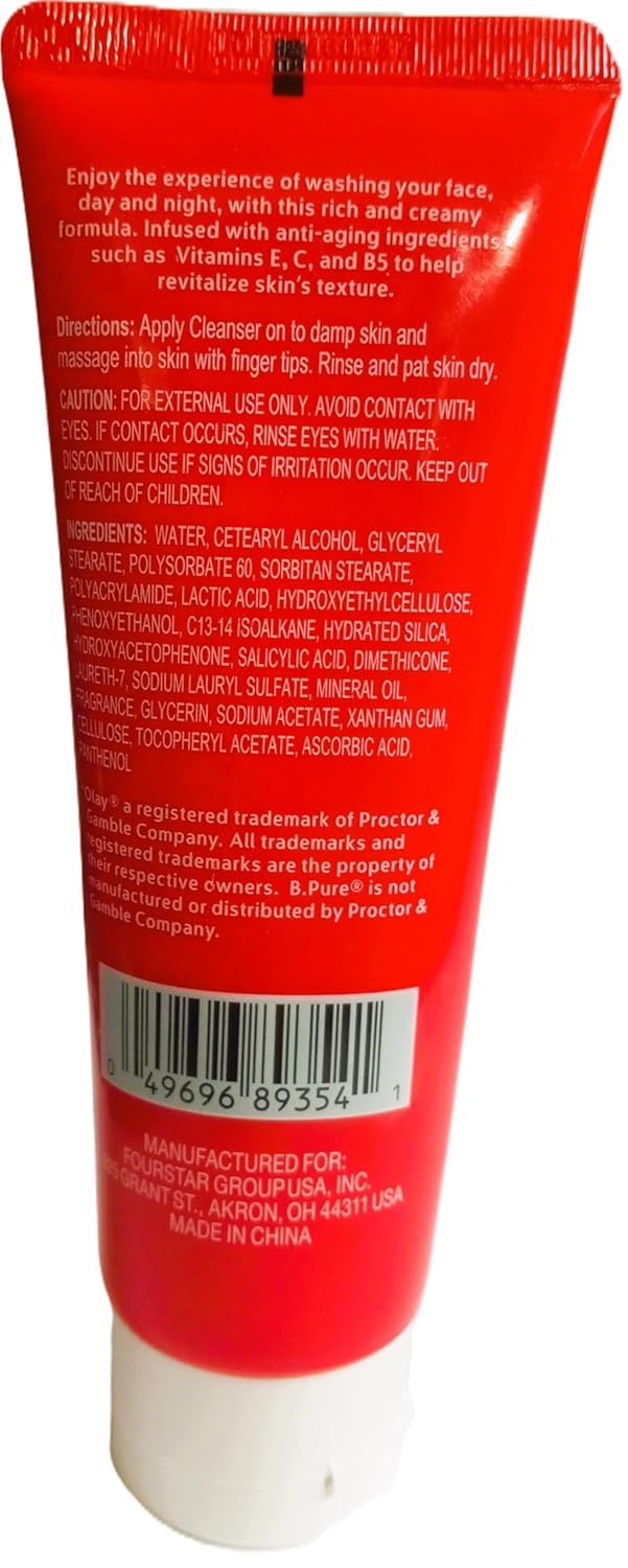 b.pure Revitalizing Cream Cleanser 4 oz - Image 2