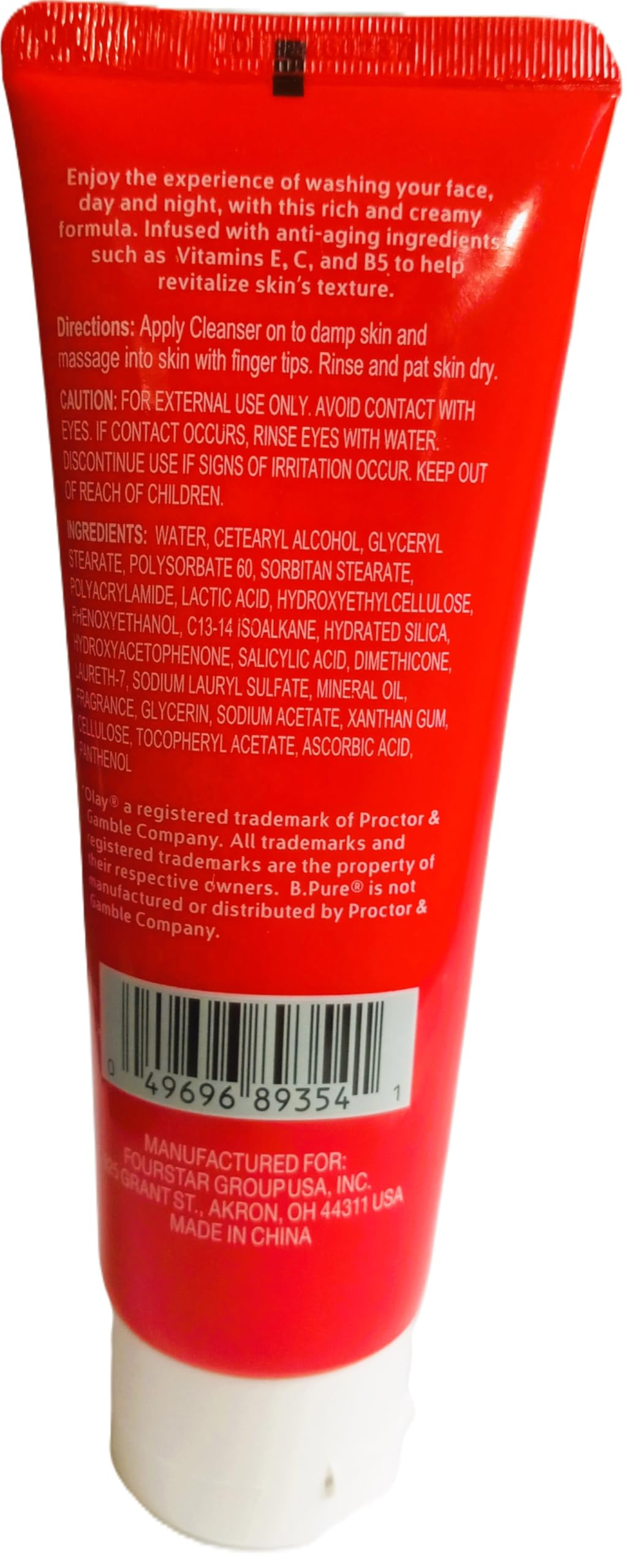 Amazon.com: b.pure Revitalizing Cream Cleanser 4 oz : Beauty