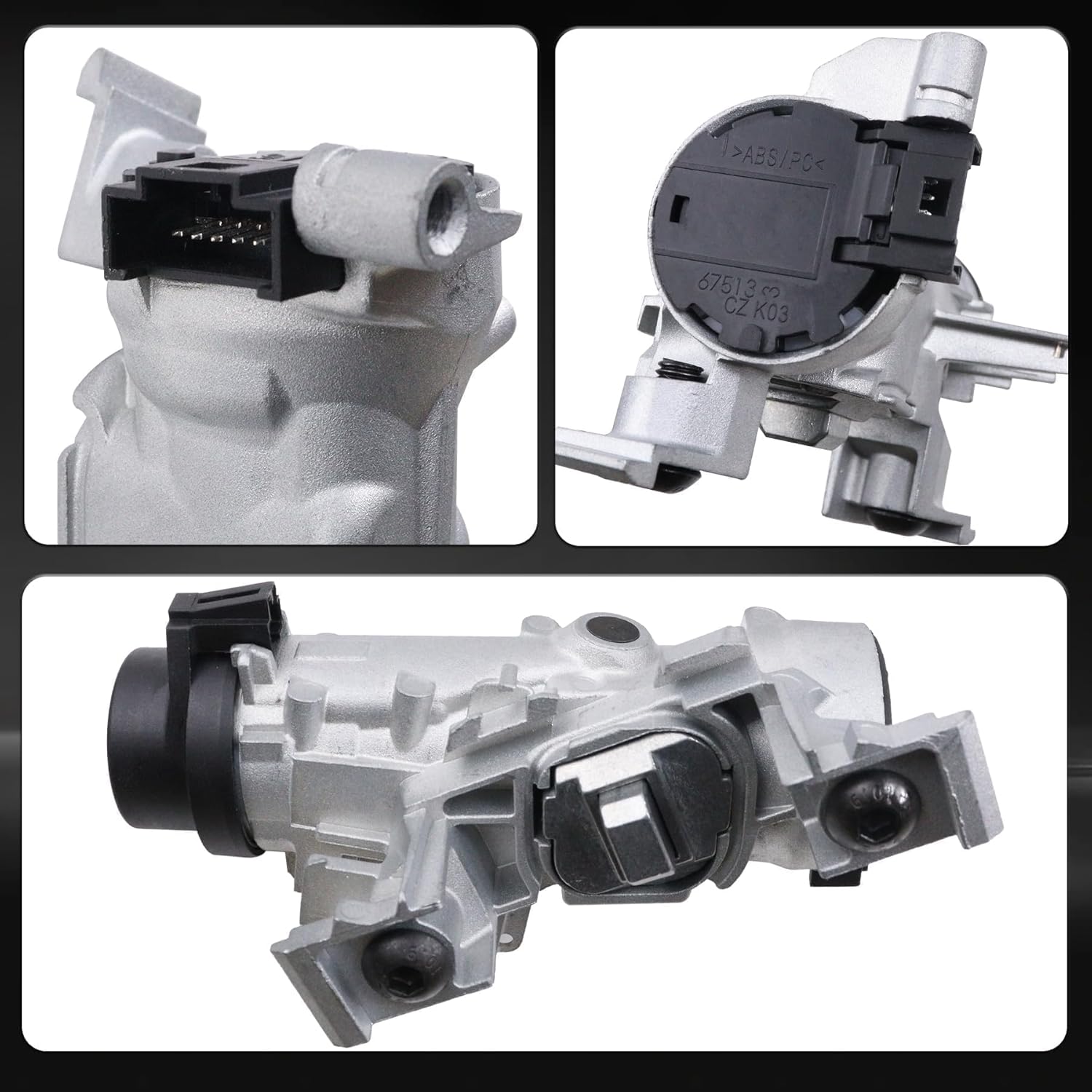 1K0905851B Ignition Switch Lock Cylinder with Key fit for MK6 2006-2008 2009-2018 VW Jetta, 2004-2007 2010 2011 Tiguan Ignition Starter Switch - Image 7