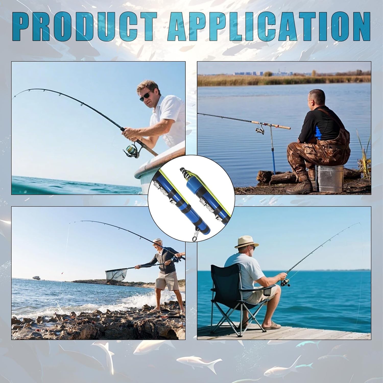 Fishing Catapult Rod, 2026 Upgraded Professional Lure Launcher with Slingshot Reel, Portable & Telescopic Fishing Pole for Saltwater & Freshwater