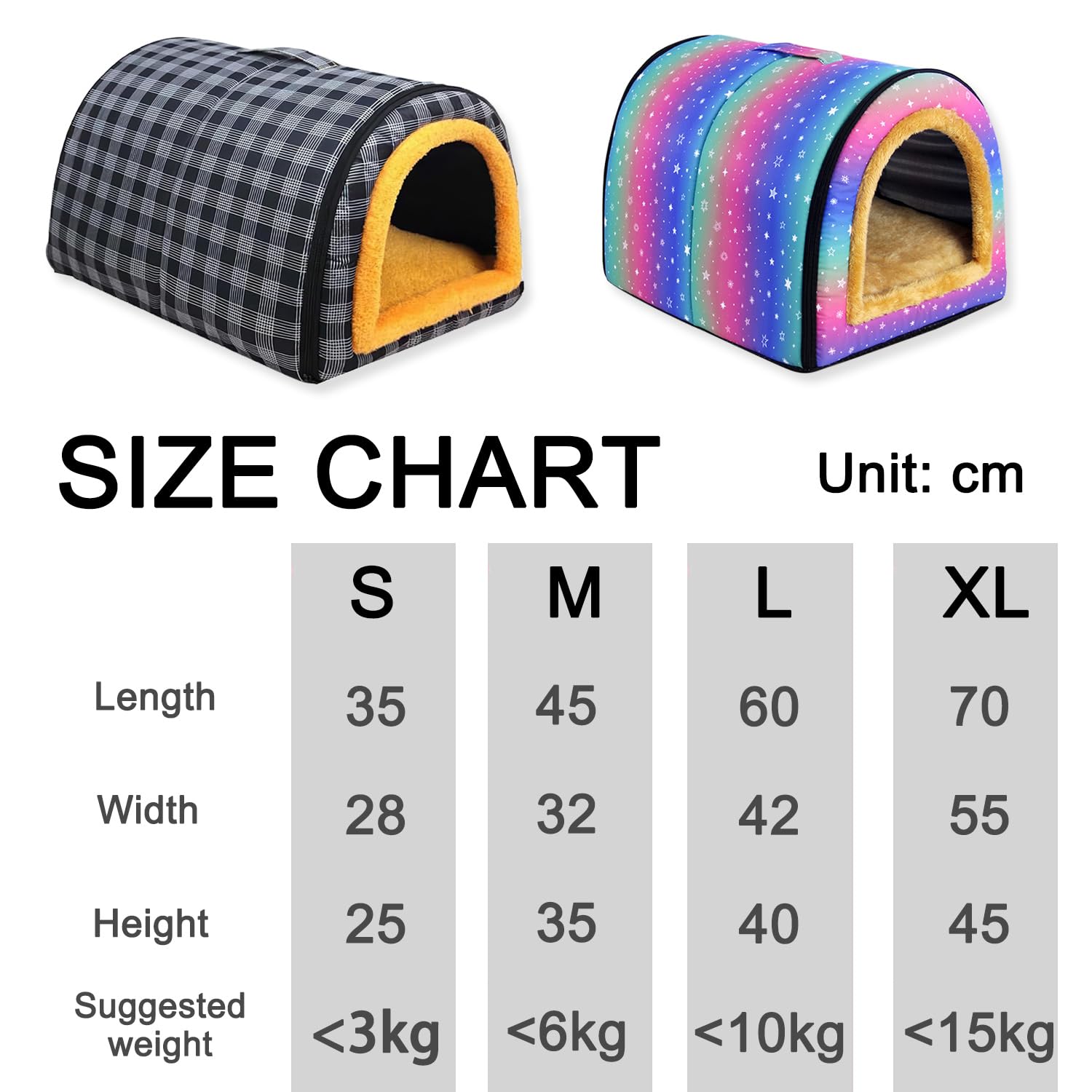 Grande Cuccia Casa per Cani 2-in-1 Grotta Calmante per Animali Impermeabile, Lussuosa Cuccia Casa per Cani con Cuscino Morbido Rimovibile, Base Antiscivolo Cuccia per Cani da Esterno per Gatti Cani