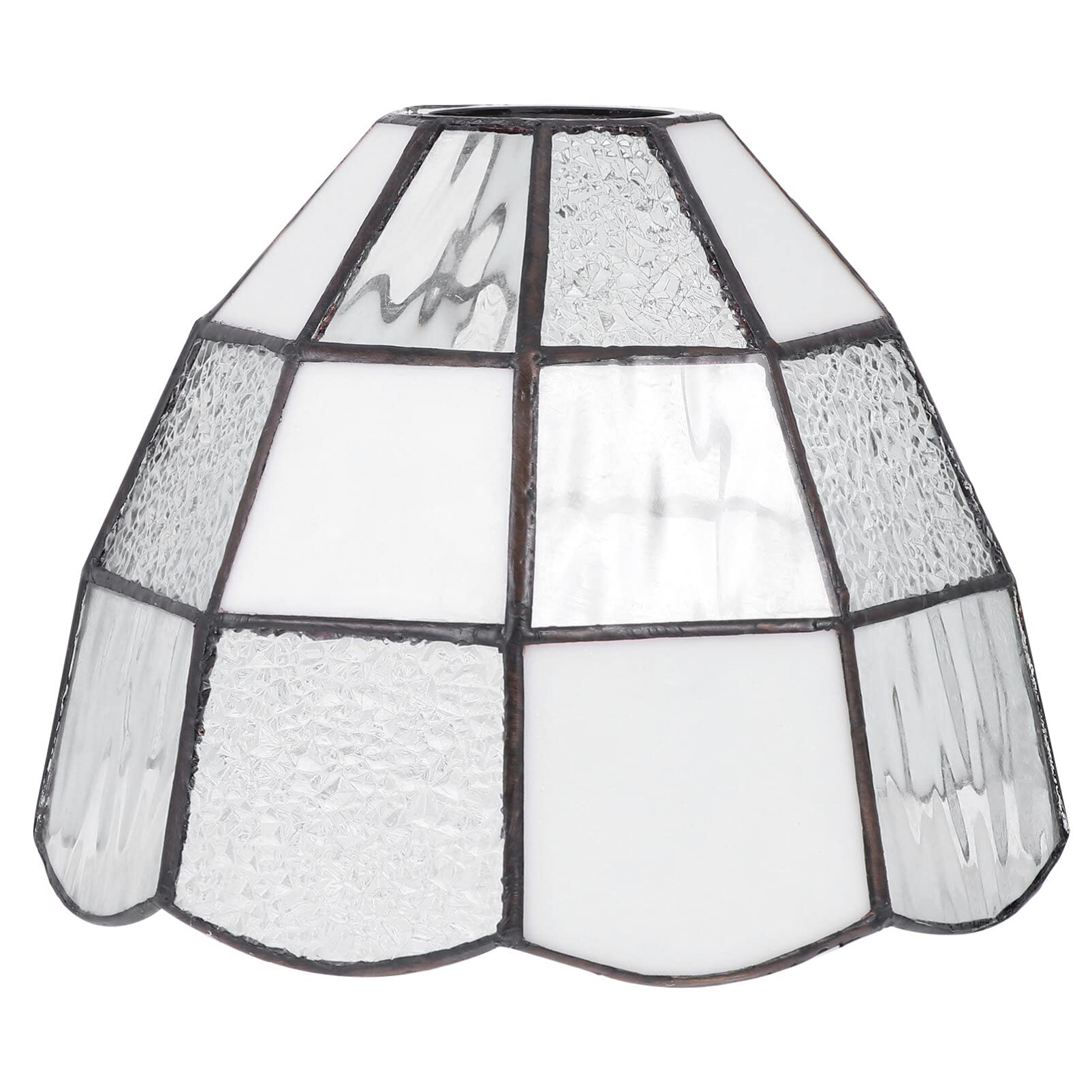 Pantalla de repuesto para lámpara industrial, estilo bohemio, pantalla de vidrio vintage para dormitorio, sala de estar, casa de campo, oficina