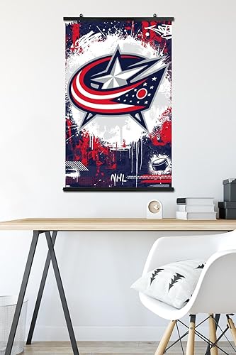 Miniatura 5 de Trends International NHL Columbus Blue Jackets - Póster de pared con logotipo Maximalist 23