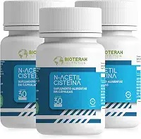 N-Acetil Cisteína 90 Cápsulas BIOTEAH Orginal Suplemento Alimentar Antioxidante Vitaminas