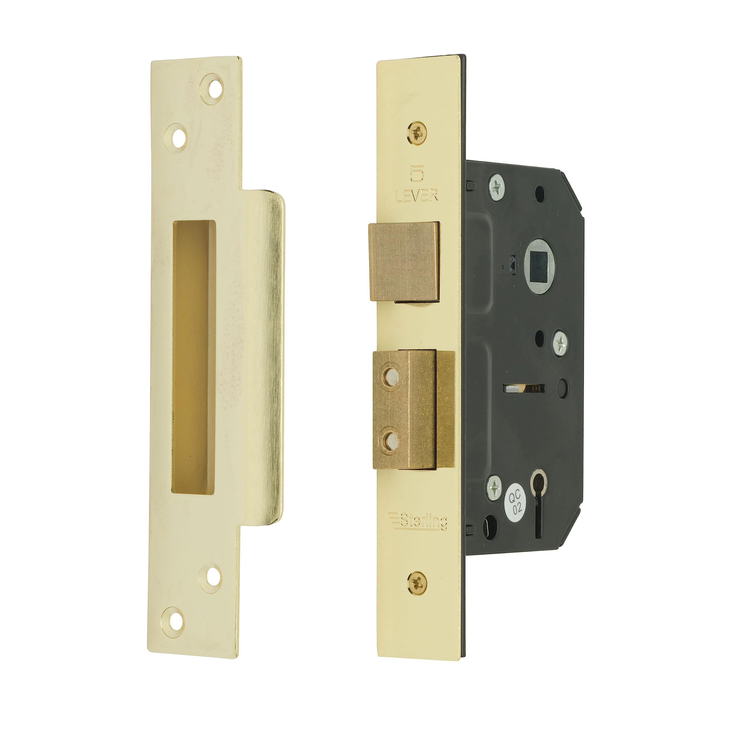 Sterling Brass Mls525 2.5-Inch/65Mm 5-Lever Sashlock