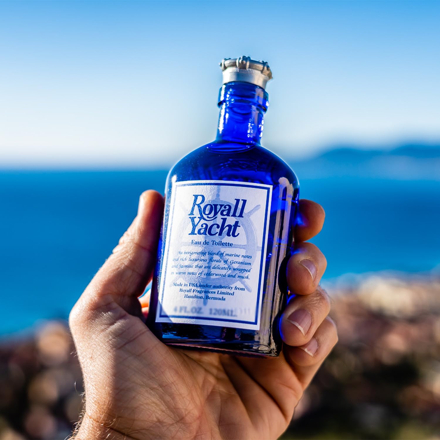 ROYALL YACHT Men's Eau de Toilette Marine Citrus & Vetiver Fragrance