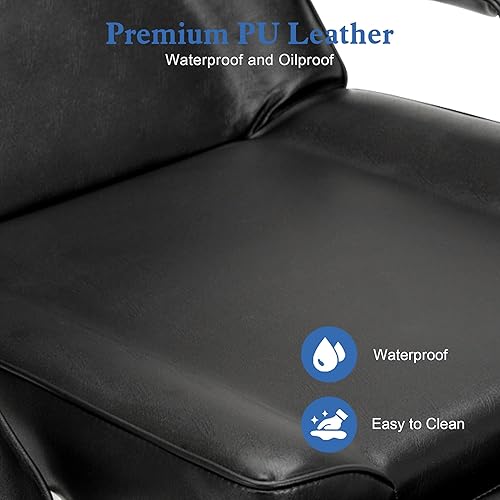 Miniatura 3 de BarberPub Silla de tatuaje ajustable, cama facial multiusos de 72 pulgadas, mesa de tratamiento de tatuajes para clientes y esteticistas, 0015