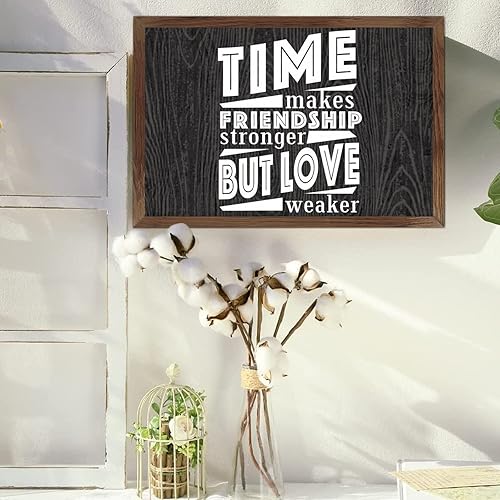 Miniatura 9 de Marco de letras familiares letreros de madera citas inspiradoras para la familia marco de fotos de madera vintage letreros de madera retro para la