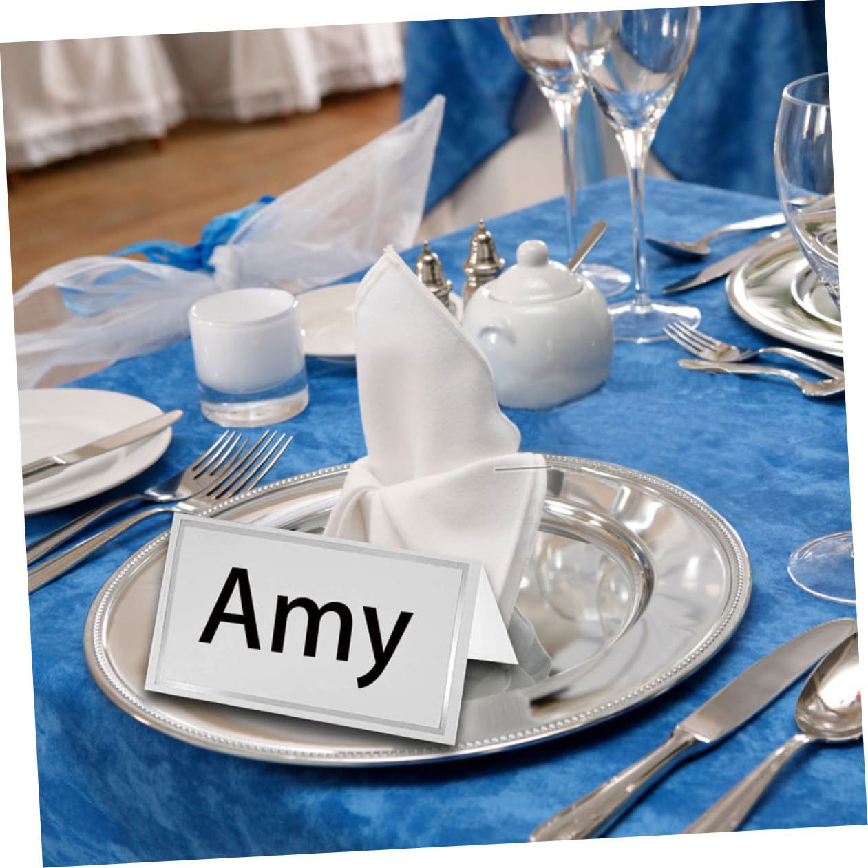200 Stück Elegante Tischkarten aus Papier Rund mit Bronzefarbenem Design und Strukturierter Oberfläche Praktisch und Gratfrei für Hochzeiten und Restaurants
