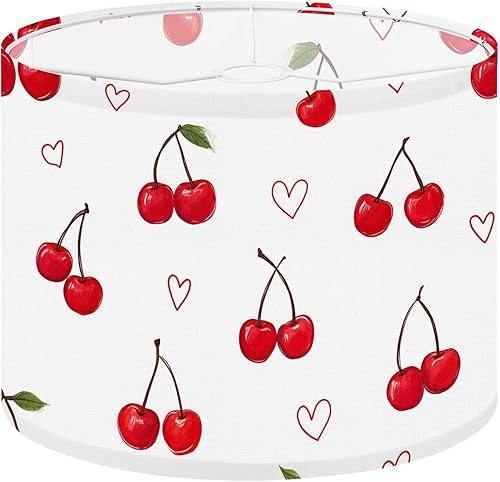 Miniatura 11 de Drum Lamp Shade Floral style 70s groovy daisy flowers Retro floral naive design Style Lampshade for Floor Lamps Table Lamps Pendant Light 13"x10"