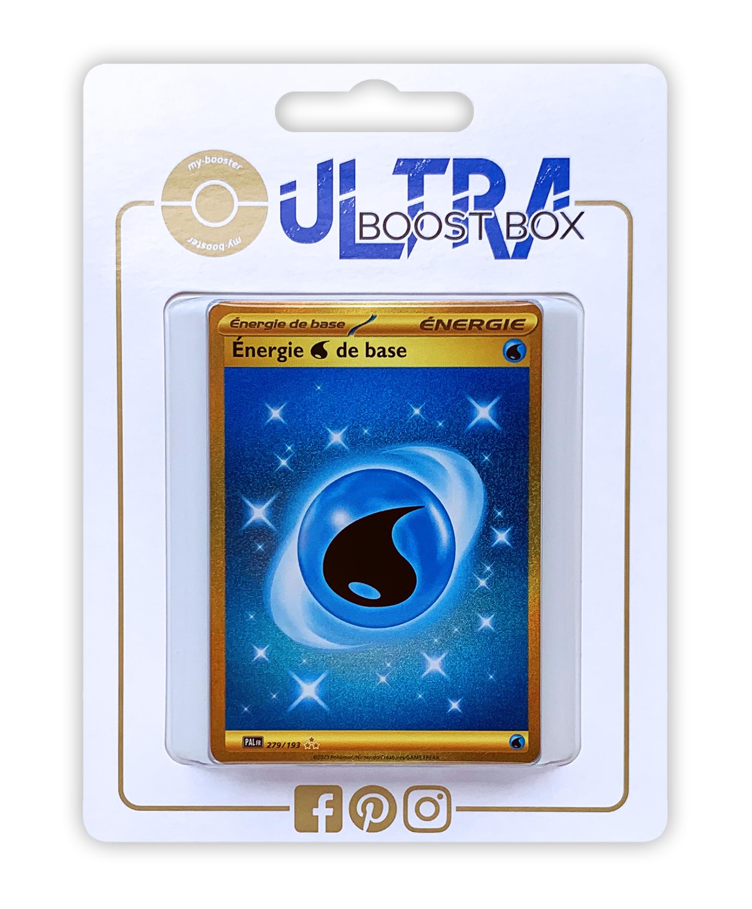 golden water energy pokemon card Pokemon - Water Energy - 279/193 - SV Paldea Evolved - Gold Secret Rare Card