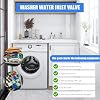 Válvula de entrada de agua para lavadora 5220FR2075L 5220FR2006H, compatible con modelos LG WM3150HWC WM3170CW, reemplaza a 5221ER1003F, PS11728995, AP5986564 7