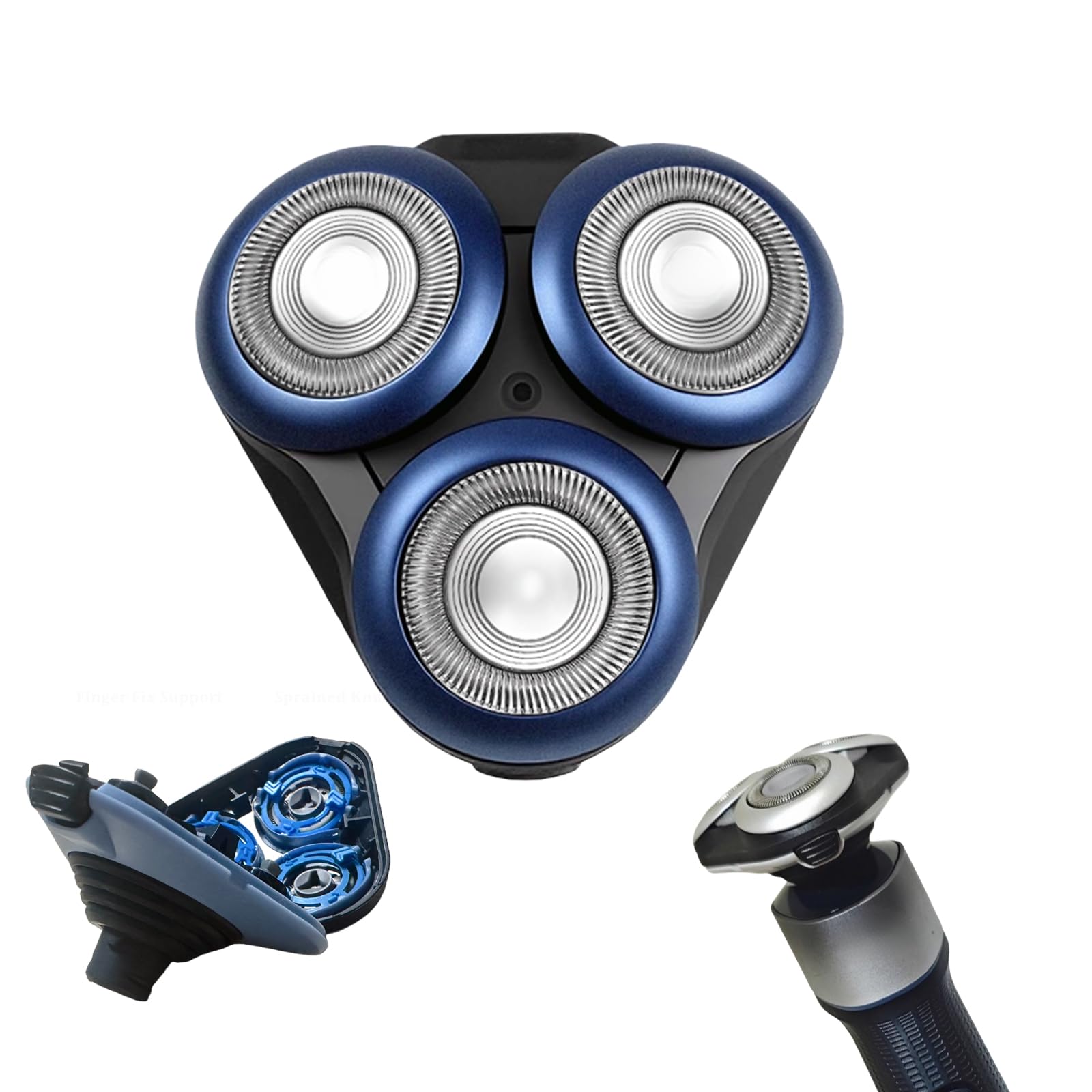 Replacement Heads Compatible with Philips Norelco 5000X Series Shavers, Fits Models X5000/X5001/X5002/X5003/X5005/X5009/X5101/X5102