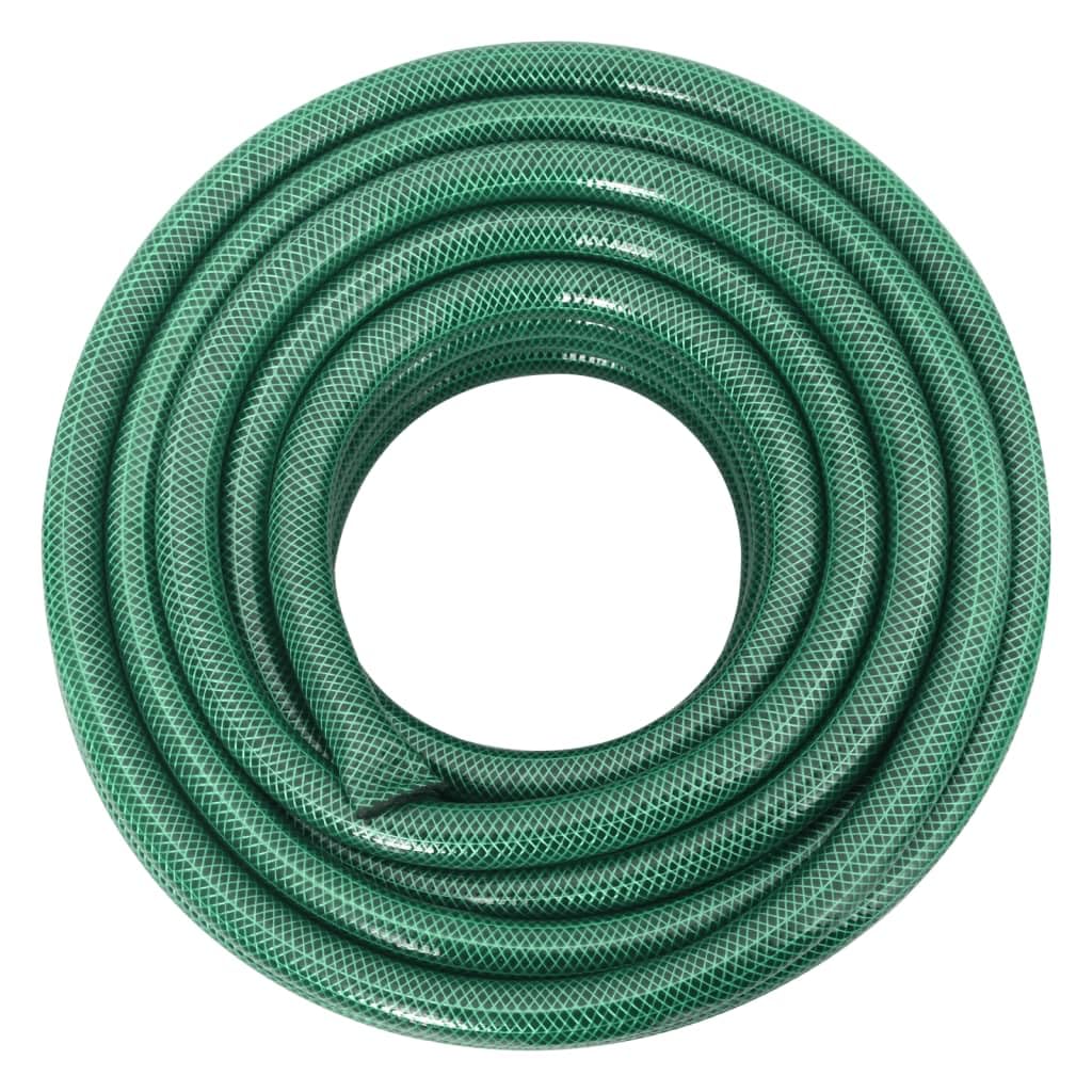 Yuoghrtfe Green-A Pvc Garden Hose 0.75 Inch 10 Meter, Green Water Hose For Farm And Garden Irrigation, Flexible And Lightweight With Weather And Uv Resistance