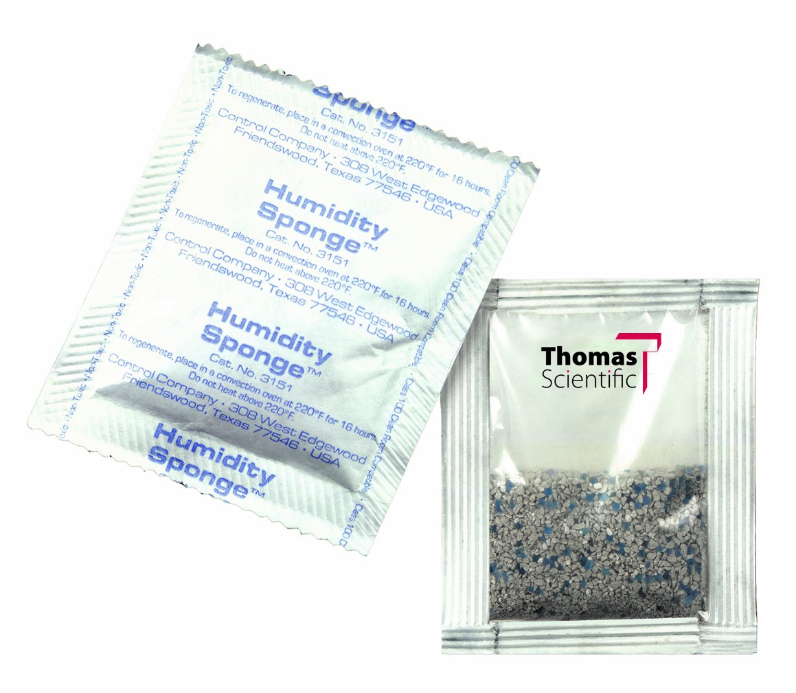 Thomas 3150 High Density Polyethylene Humidity Sponge Indicator, 3 ...
