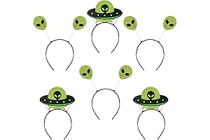 Whaline 6Pcs Alien Headband: Out-of-this-World Electrifying Party Accessory