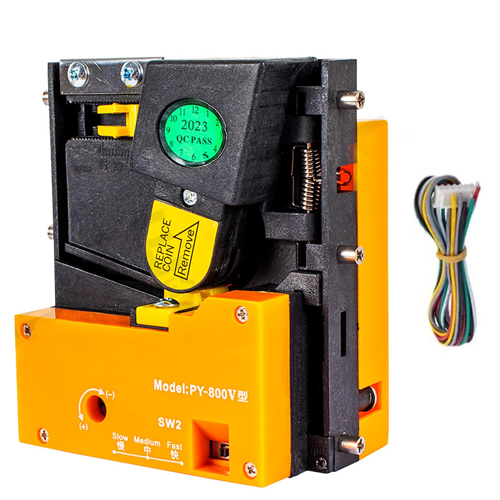 PY-800 CPU Comparable Coin Entry Selector Arcade Token Acceptor for Laundry Room Accessory Part