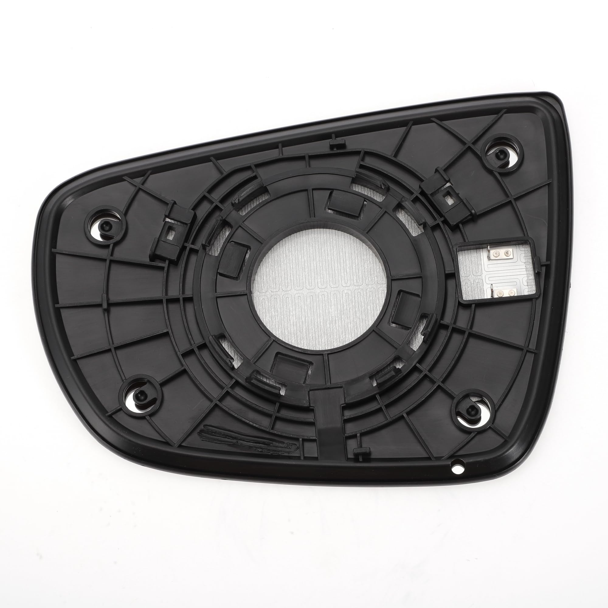 A ABSOPRO Vidrio De Espejo Lateral Derecho Para Kia Carens 13-18 1Pc | Vidrio Real, Blanco, Asférico, Con Placa De Respaldo, 2 Pines, Diagonal 19.5Cm