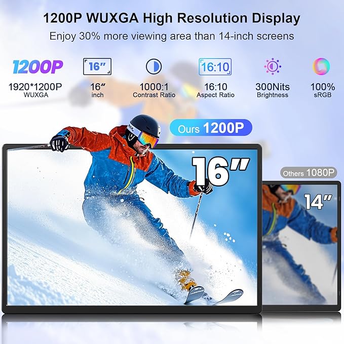 Monitor Extensor 16 FHD IPS miniatura 3