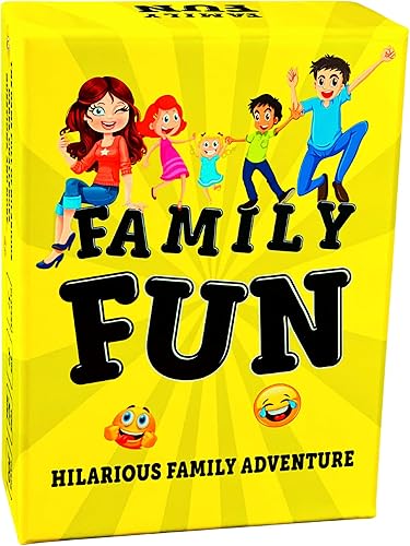 FAMILY FUN Juego de cartas para todas las edades  200 divertidos desafíos y desafíos  Juegos de reuniones familiares, fiestas nocturnas y
