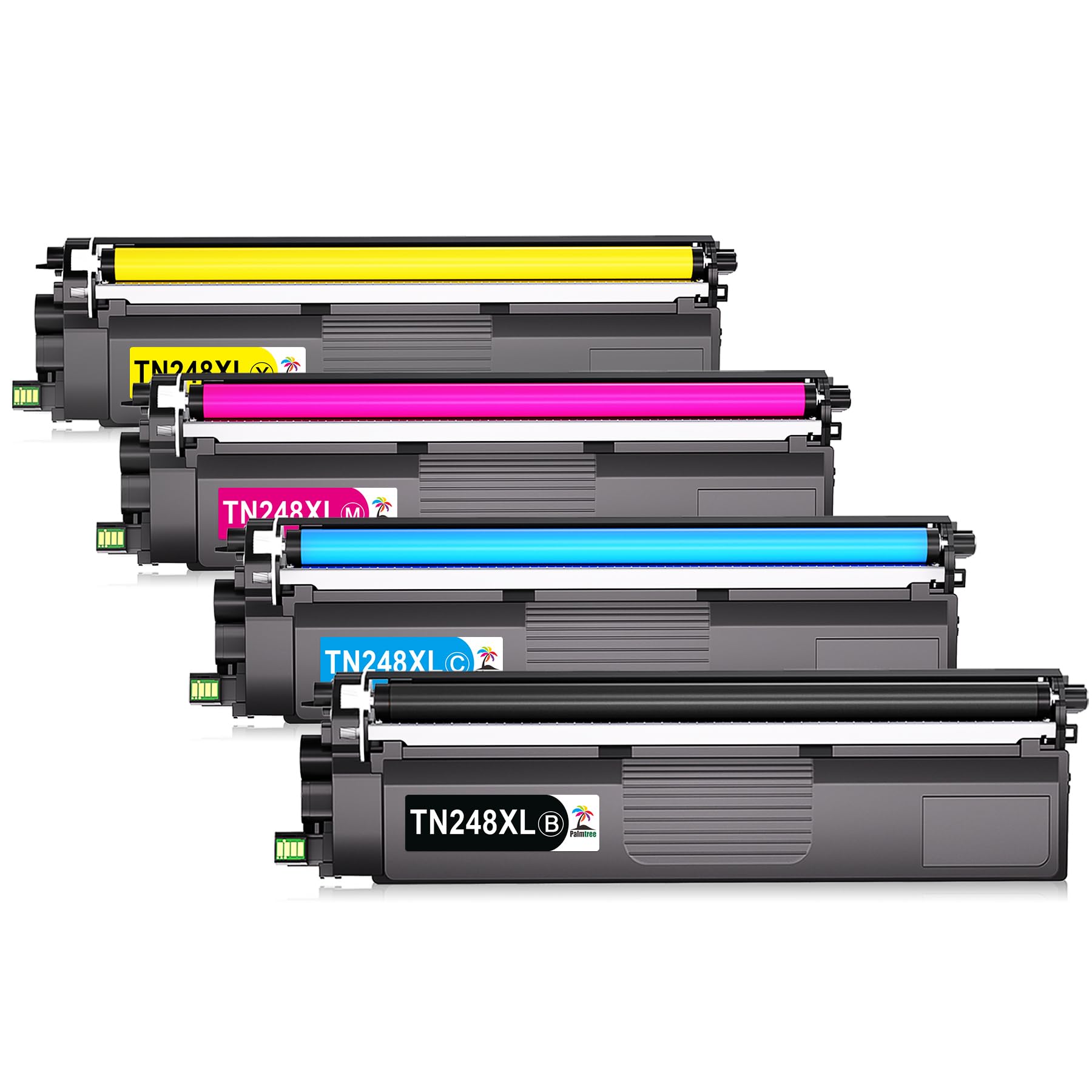 Brother TN-248XL CMYK Value Pack Toner Compatible With MFC-L3760CDW, MFC-L3740CDWE, HL-L3240CDW, HL-L3220CWE, DCP-L3560CDW, DCP-L3520CDW MY