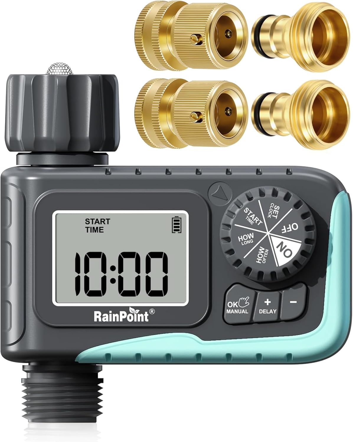 RAINPOINT Sprinkler Timer with Quick Connect