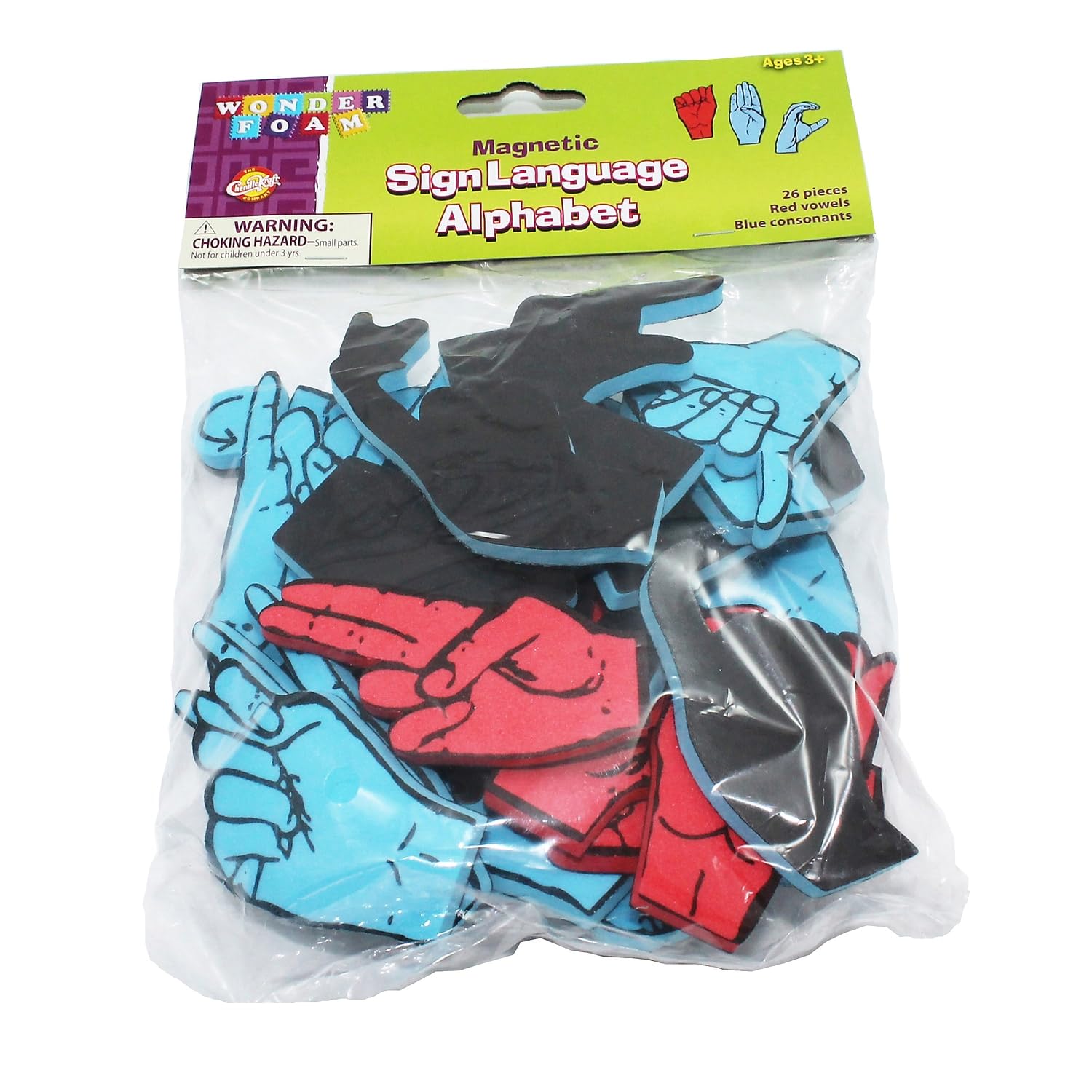Amazon.com: WonderFoam® Magnetic Sign Language Letters