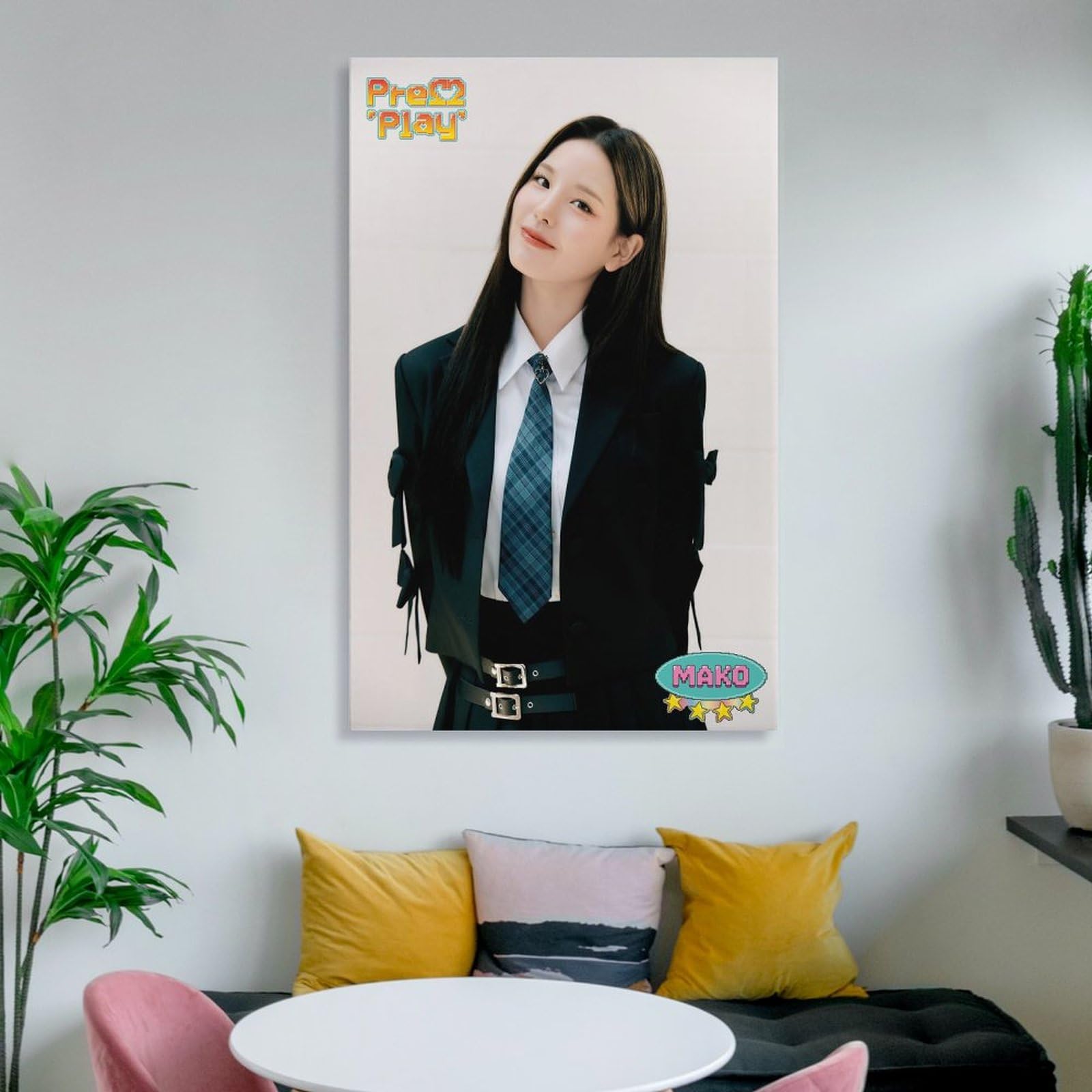 Amazon.co.jp: MAKO マコ NiziU ニジュー Press Playキャンバス