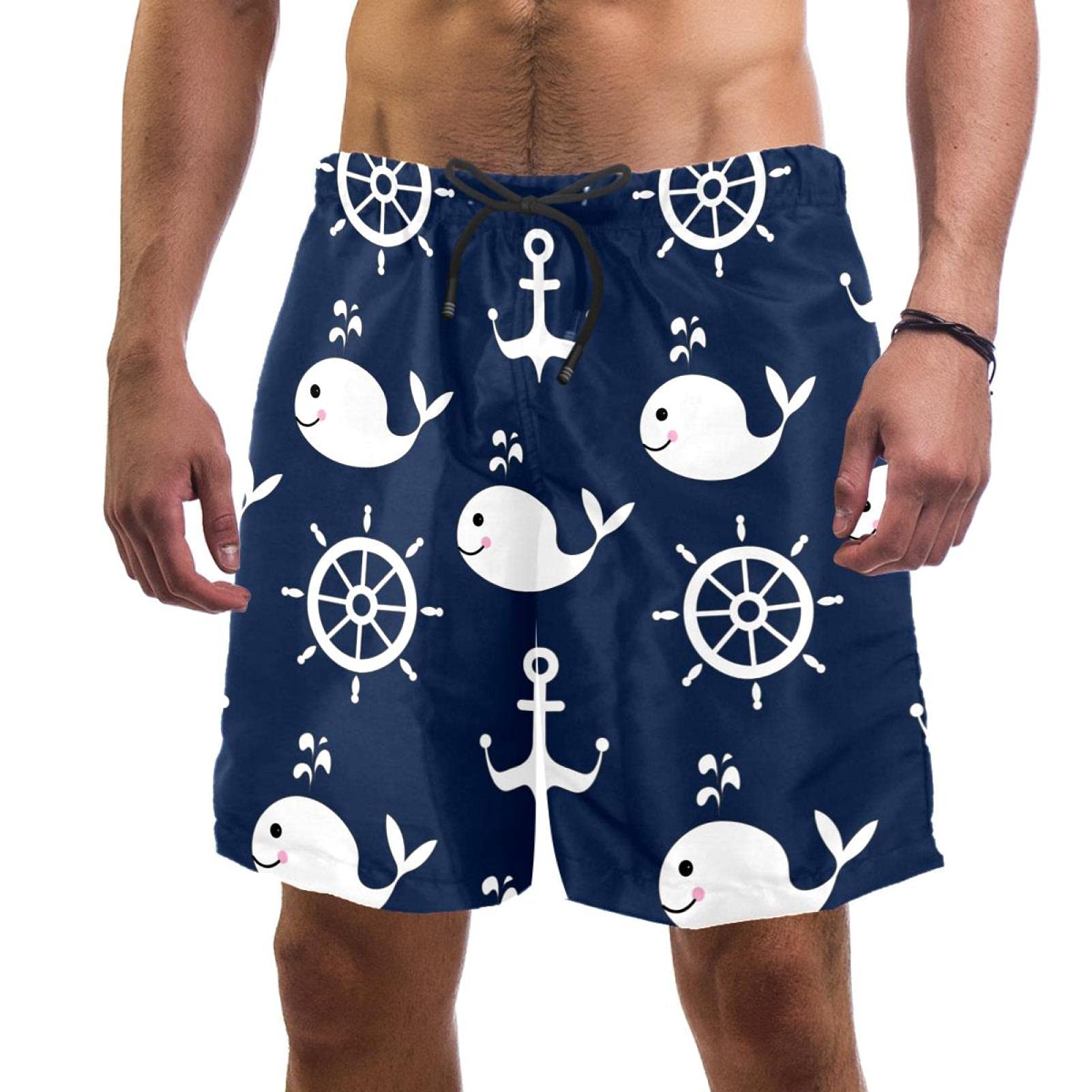Short de bain pour homme XL confortable sans irritation doublure maille poisson - 6