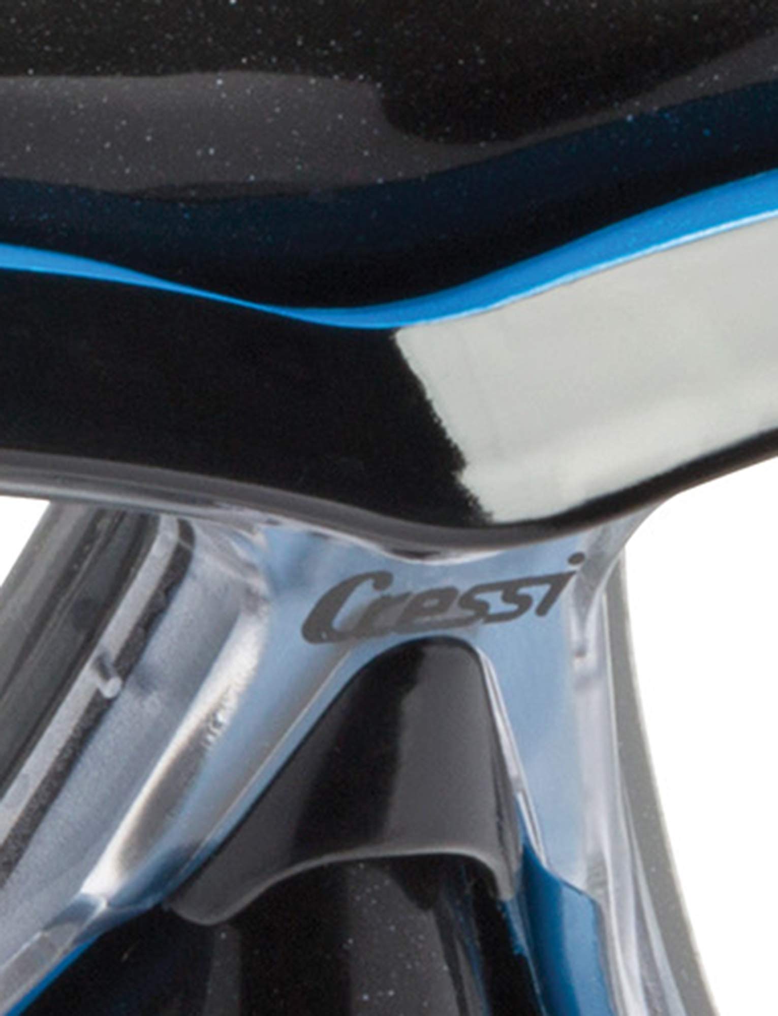 Cressi Big Eyes Gafas de Buceo, Unisex, Negro/Azul + Mexico Tubo De Snorkel, Unisex-Adult, Negro, Un Tamaño