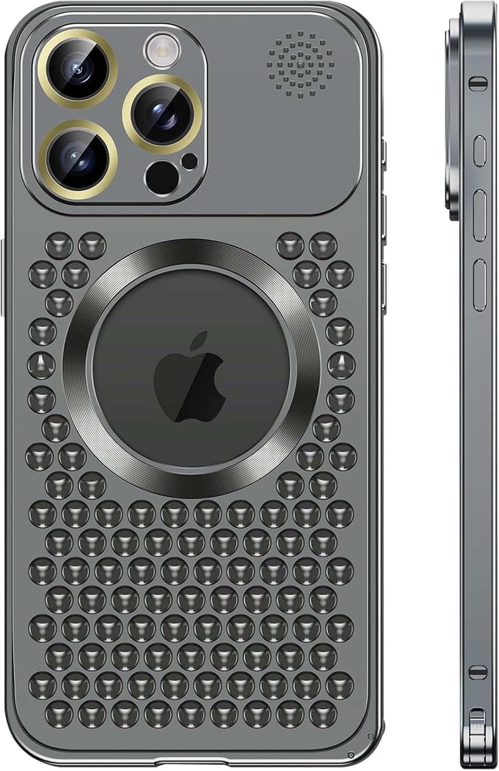 iPhone 14/14 Pro/14 Plus/14 Pro Max ケース MagSafe対応 [航空アルミニウム合金] アロマ