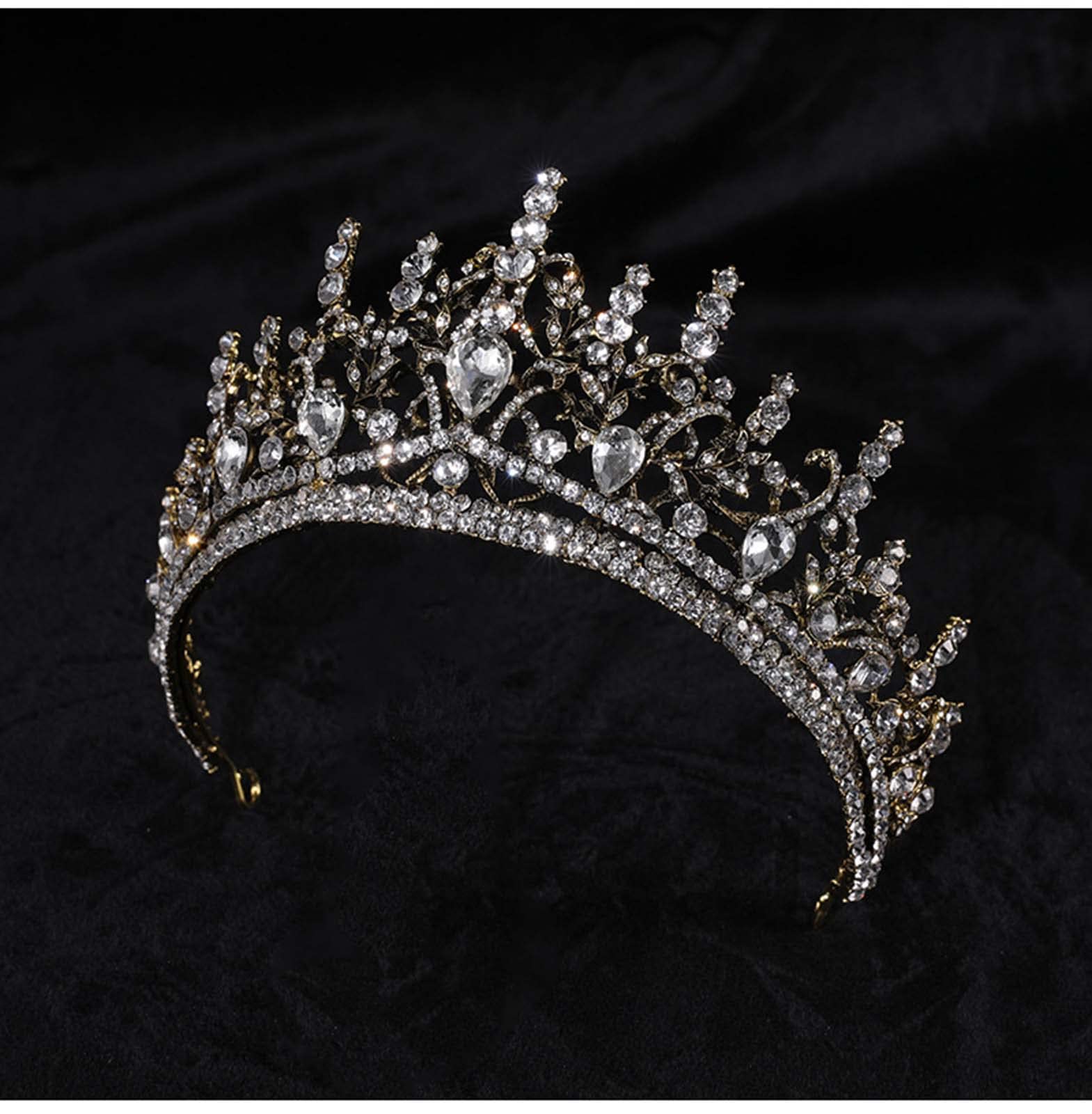 Princess Crystal Tiaras And Crowns Headband Kid Girls Bridal Prom Crown Wedding Party Accessiories Hair Jewelry - View #6