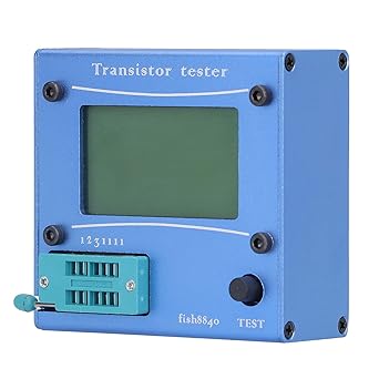 Ubervia Diode Resistor Inductor, Transistor Tester ATmega 168 328 Aluminum Alloy for Testing