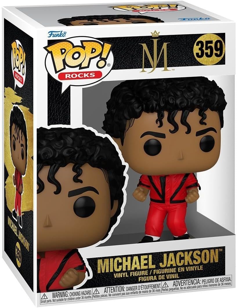 POP! Rocks: Michael Jackson - (Thriller) - Collectable Vinyl Figure - Gift Idea - Official Merchandise - Toys for Kids & Adults - Music Fans - Model Figure for Collectors and Display