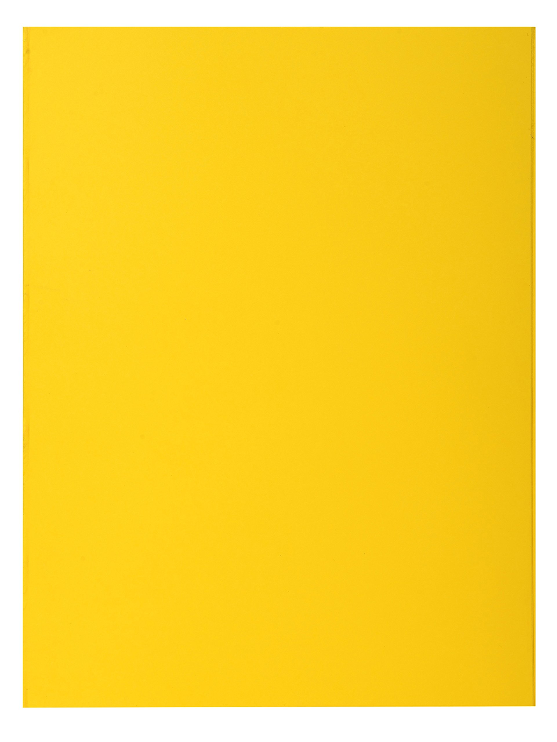 Exacompta Rocks Collection, 216011E - Cartelline a 2 lembi 240 x 320 mm, adatte per documenti A4, 210 g/mq, 2 alette pieghevoli, colore: giallo limone (confezione da 50)
