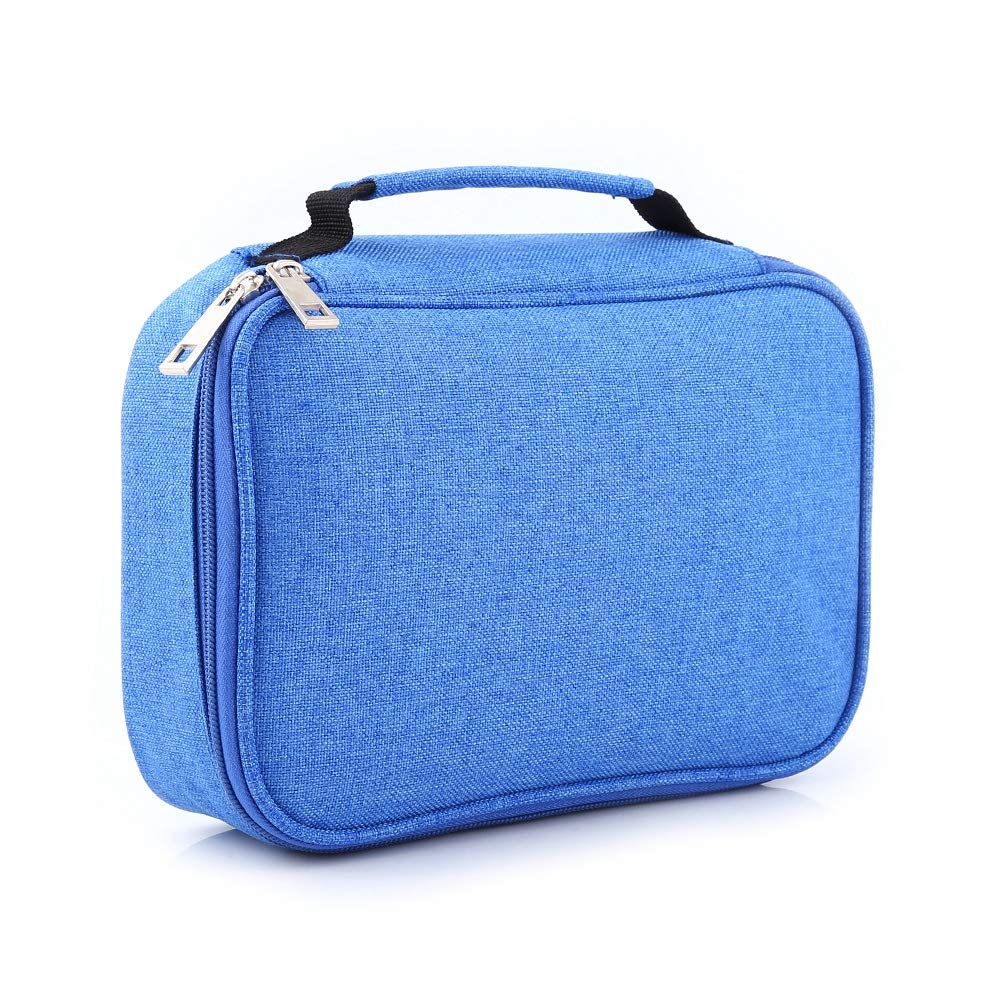 Ejoyous 72 Slot Portapenne Portamatite, Pieghevole Multistrato Borsa Portapenne con Cerniera di Grande Capacità Organizer per Penne con Cerniera per Artisti Studenti Ufficio Arte