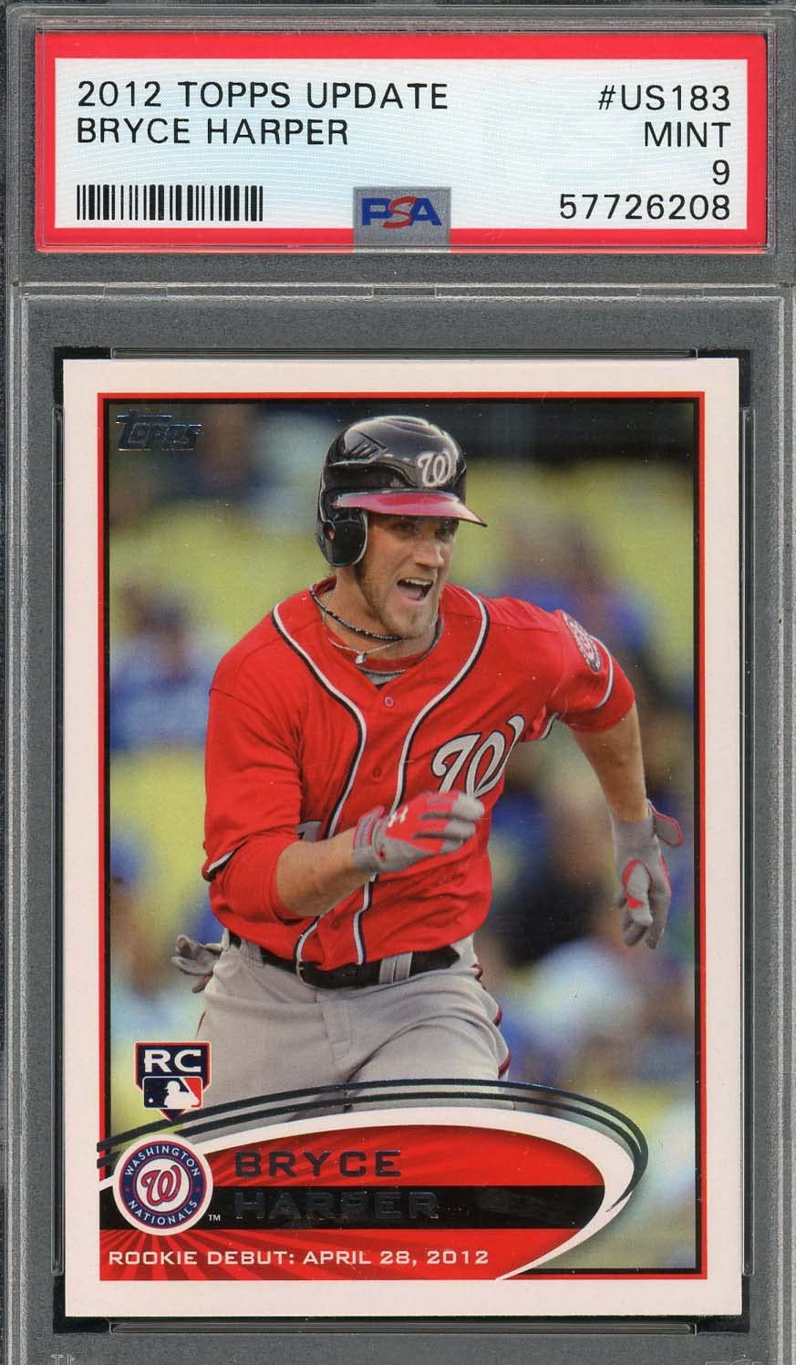 Amazon.com: Bryce Harper 2012 Topps Update Rookie Card #US183