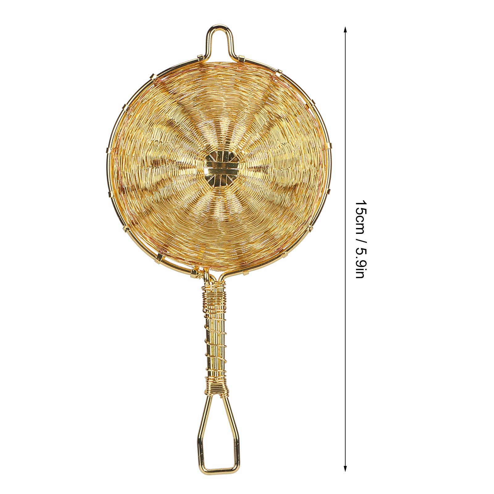 Passoire à Thé En Cuivre, Infuseurs à Thé Pour Thé En Vrac, Passoires à Thé à Long Manche Filtre à Infuseur à Thé En Cuivre Pur Réutilisable Pour Théière En Vrac Filtre Pour Bureau à Domicile